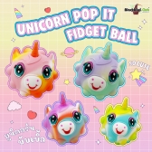 Unicorn Pop It Fidget Ball